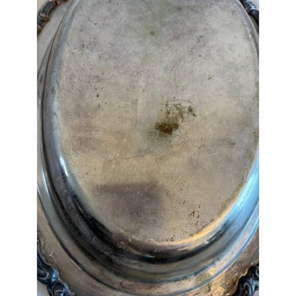 F. B. Rogers Silver Plate Oval Serving Bowl/Dish. 11.5” X 8.75” #6005 - Picture 6 of 7